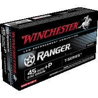 Winchester Ranger 45 ACP AUTO 230 Grain +P T-Series Bonded Jacketed Hollow Point