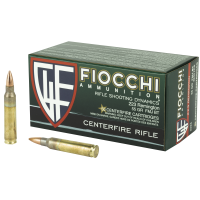 Fiocchi Ammunition, Rifle, 223 Remington, 55 Grain, Full Metal Jacket Boat Tail- 233A