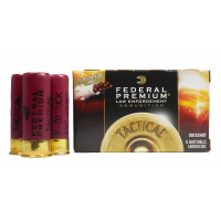 FEDERAL LE Tactical Full Power 9 Pellet Buckshot 12 Gauge 00 Buck 5rd Box of Shotshell Ammunition LE127 00