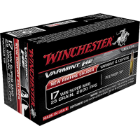 Winchester Varmint HE 17 WSM 25 Grain Polymer Tip