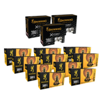 Browning Range & Defense Package 380 Auto 95 Gr FMJ 500 Rds + X-Point Jacket Hollow Point 60 Rds