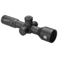 Eotech VDU525FFMD4 Vudu FFP Black Hardcoat Anodized 5-25x 50mm 34mm Tube Illuminated Red MD4 MOA Reticle Features Throw Lever