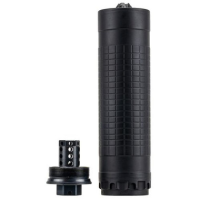 IWI IWS6 5.56/6mm Suppressor w/ Direct Thread 1/2-28 HUB-T Mount, Black