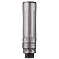 Dead Air Nomad-Ti XC Silver 7.62mm Silencer w/ Xeno Adapter & Omni Brake