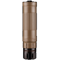 Dead Air Lazarus 6 FDE 6mm Suppressor w/ KeyMo & KeyMicro 3-Prong Flash Hider