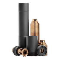 Rugged Suppressor Obsidian 45 Modular Suppressor, Black