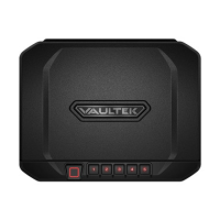 Vaultek Series 20 Biometric Compact Smart Bluetooth Hand Gun Safe, Black