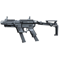 Recover Tactical P-IX+Basic PG9 Folding Brace with Metal Front Guard, Black