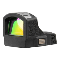 Sig Sauer ROMEO-RS Compact Red Circle Dot Reflex Sight, Black