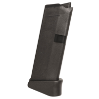 Glock Magazine G43 9mm Luger 6 Round Magazine with Finger Extension, Black