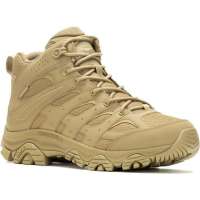 Merrell Men's Moab 3 Mid Response Tactical Waterproof Boots, 10, Beige