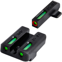 TRUGLO TFX SPRINGFIELD XD SET PRO ORN FRONT AND REAR SET GREEN