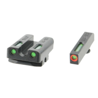 TRUGLO TFX WALTHER PPS M2 PRO ORANGE HANDGUN NIGHT SIGHT SET