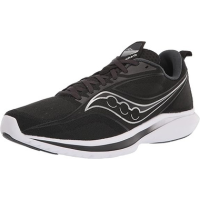 Saucony Men's Kinvara 13 Running Shoes, Black/Silver, Size 11.0M