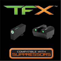 TRUGLO BRITE-SITE TFX SUPPRESSOR HEIGHT GLOCK FOR DAY & NIGHT SIGHTS