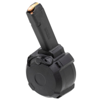 Magpul PMAG Drum Pistol Magazine 9mm Luger 50 Round for H&K MP5/94, Black