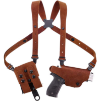 Galco Classic Shoulder System Fits S&W M&P Plusshield, Natural Tan, RH