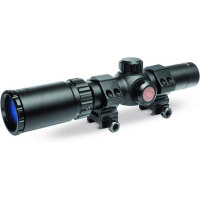 TRUGLO SCP TRKY 1-4X24MM 30MM CIRCLE RINGS TUBE RIFLE SCOPES