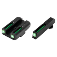 TRUGLO TFX HANDGUN FOR GLOCK 42/43 GREEN FIBER OPTIC NIGHT SIGHTS