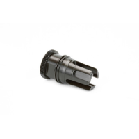 Griffin Armament Dual-Lok Minimalist 5.56mm Flash Hider, 1/2x28, Black