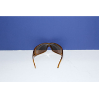 Emporio Armani orange/brown polarized sunglasses