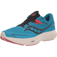 Saucony Men's Ride 15 Running Shoe, Ocean/Black, Size 10.0M