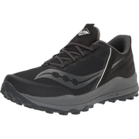 Saucony Men's Xodus Ultra Trail Running Shoes, Black/Charcoal, Size 11.0M