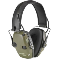 Howard Leight Impact Sport 22 DB Nrr Electric Earmuff, Black/Hunter Green