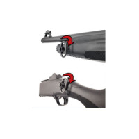 GG&G Beretta 1301 Tactical Shotgun QD Front & Back Sling Attachment with QD Rectangular Sling Swivels