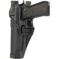 Blackhawk Serpa Level 3 Auto Lock Duty Holster Left Hand, Black, Size 25