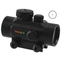 TRUGLO 30MM PICATINNY AND WEAVER MOUNT 5 MOA DOT ALUMINUM BLACK NE CLM RED DOT SIGHT