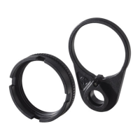 Primary Weapons Systems Ratchet Lock End Plate & Castle Nut Set, Black, AR-15