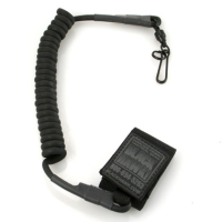Blackhawk Tactical Pistol Lanyard Swivel/Coiled Wire, Black