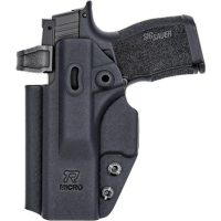 Rounded Gear Universal Kydex IWB Holster Compact, Black Kydex