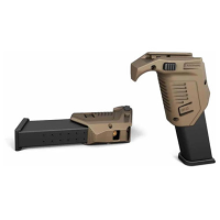 Recover Tactical MG45 Angled Mag Pouch for Large Frame Glock Magazines, Tan