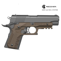 Recover Tactical CC3C Grip & Rail System for Compact 1911 Tan