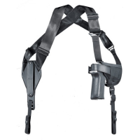 Uncle Mike's 87160 Sidekick Ambidextrous Horizontal Shoulder Holster, Size 16