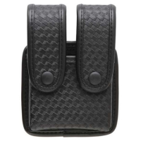 Uncle Mike's Single Stack Double Duty Mag Case for Pistol, Color - Black