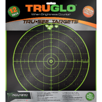 TRUGLO 100 YARD 12X12 FLUORESCENT GREEN TRU-SEE SPLATTER TARGET