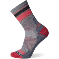 Smartwool Men's Hike Light Cushion Mid Crew Socks, Gray, Size - Large