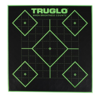 TRUGLO TRU-SEE 12"x12" 5-DIAMOND HANDGUN SPLATTER TARGET