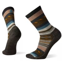 Smartwool Hike Light Margarita Crew, Military Olive-Black, L