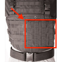 BlackHawk S.T.R.I.K.E. Horizontal Platform , MOLLE Version, Black 37CL75BK