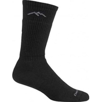 Tactical Merino Wool, Micro Crew, Seamless Ultralight Boot Sock, Style #14025 Black / Large