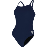 MP Michael Phelps Solid Mid Back Swimsuit - Navy Blue - Size 22