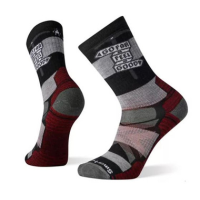Smartwool Hike Full Cushion Go Far Feel Good Crew Socks, Charcoal, Large
