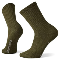 Smartwool Men's Hike Full Cushion Solid Crew Socks, Military Olive - Large