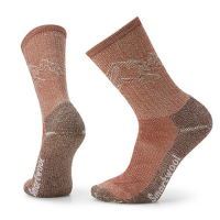 Smartwool Men's Classic Hike Light Cushion Mountain Pattern Crew Sock, M