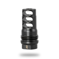 Rugged Suppressors 3-Port Brake, Black, 1/2"-28 TPI Threads & 2.16" OAL for 5.56x45mm Nato