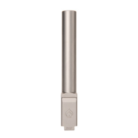 Ballistic Advantage 9mm Glock 17 Gen 3-4 PVD SS (Light Gray) Non-Threaded Non-fluted Barrel